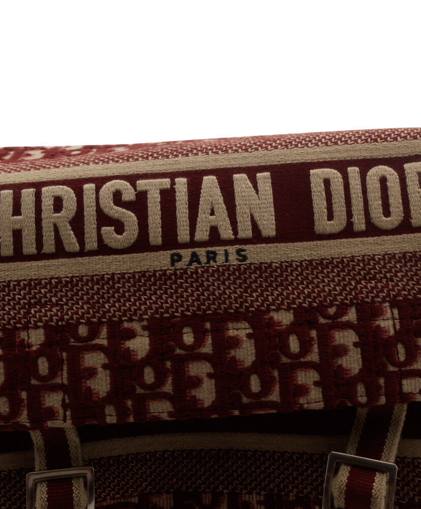 Christian Dior Diorcamp Messenger Canvas Bag Red